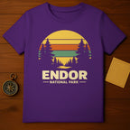 ENDOR NATIONAL PARK Vintage Trees Sunset Tee product type