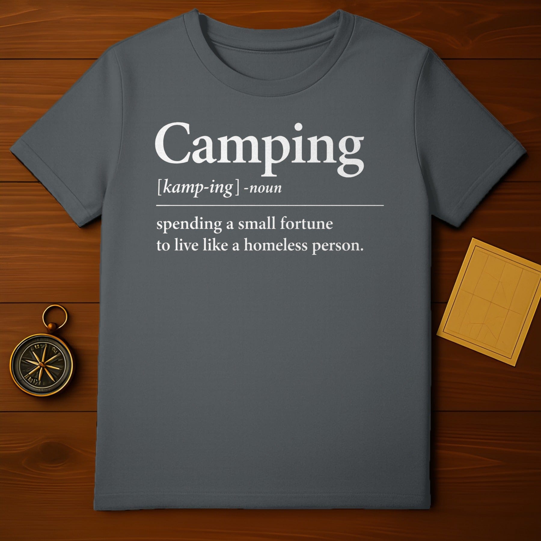 Funny Camping Definition T-Shirt for Camp Lovers
