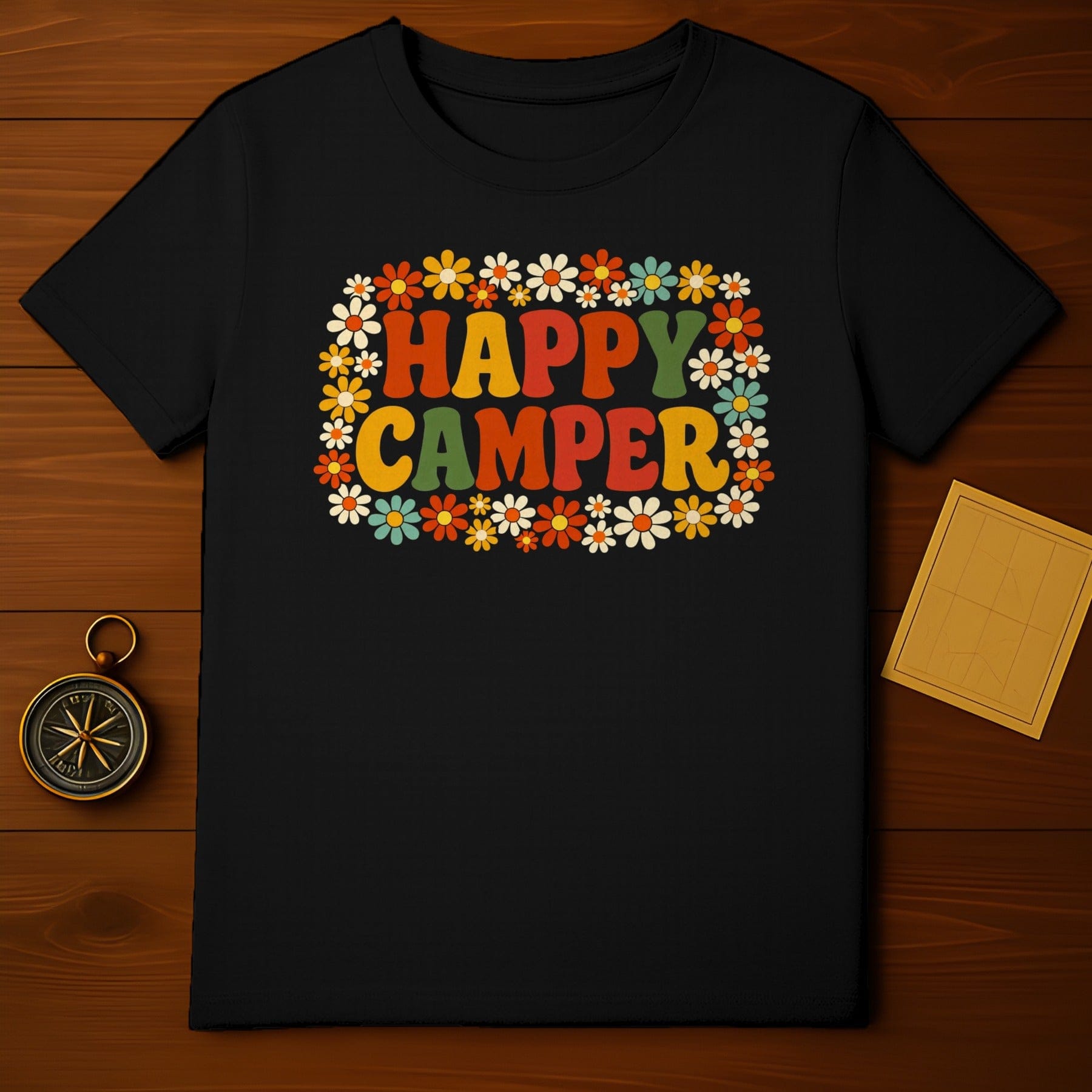 Happy Camper Colorful Floral Daisy Frame Design product type
Happy Camper
Camping Life
Outdoor Adventure
Nature Lover
Floral Design
Daisy Flowers
Retro Vibes
Groovy Style
Vintage Inspired
Summer Fashion
Festival Wear
Road Trip
Travel Lover
Happy Vibe
Flower Power
Black Tee
Graphic Print
Boho Style
Forest Explorer
Campfire Fun