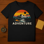 Seek Adventure Scenic Mountain Sunset T-Shirt