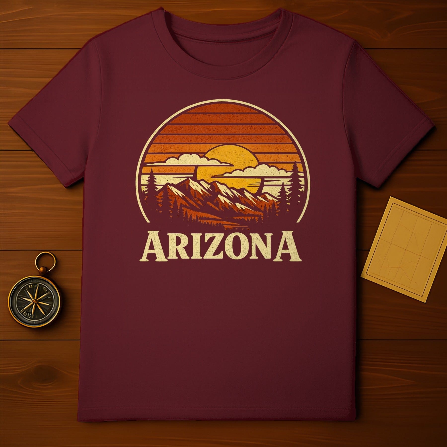 Arizona Sunset Vintage Graphic T-Shirt Product