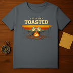 Let's Get Toasted Retro Camping T-shirt