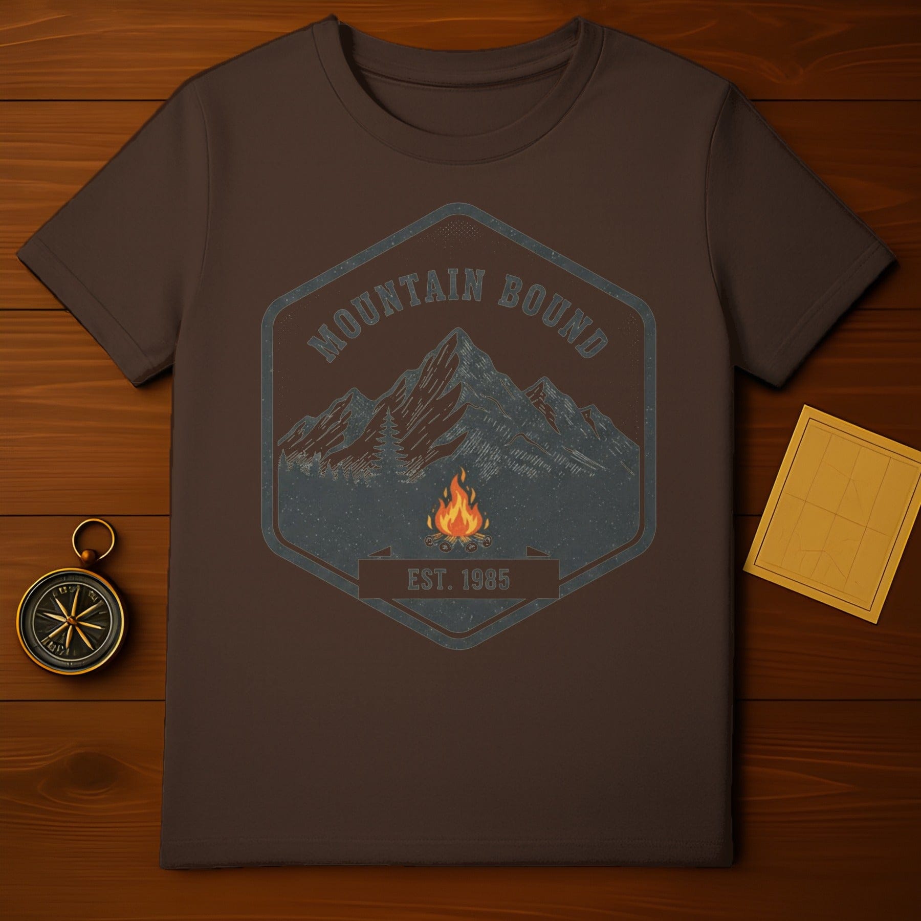 Mountain Bound Est. 1985 Graphic Tee Shirt
