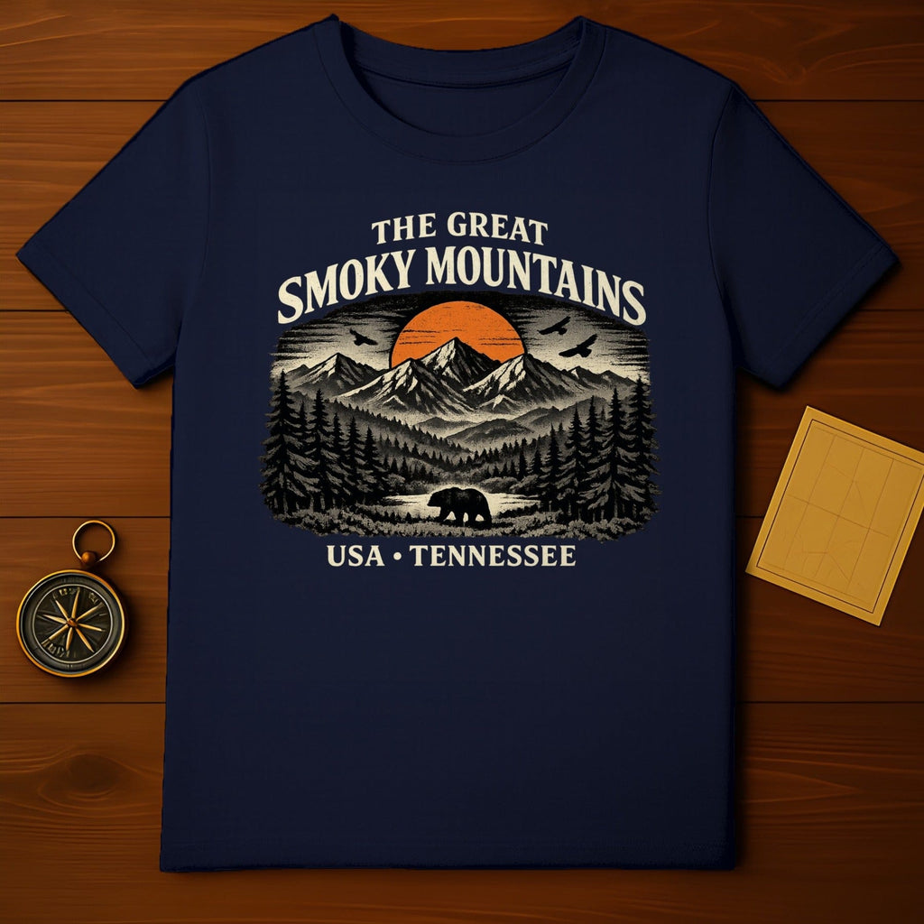 The Great Smoky Mountains Tennessee USA graphic shirt