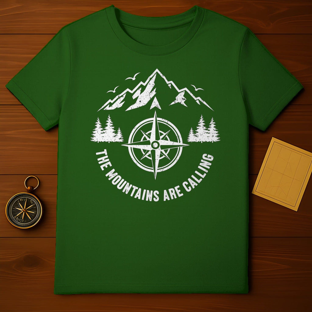 The Mountains Are Calling Compass Graphic Shirt