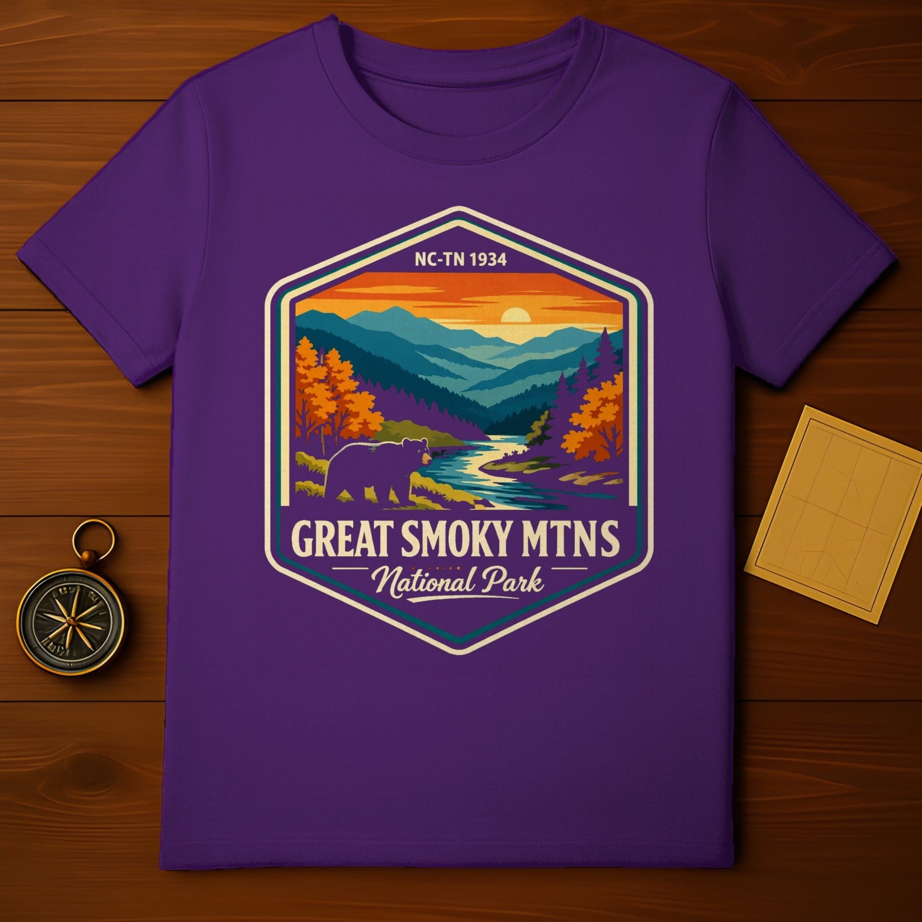NC-TN 1934 Great Smoky Mtns National Park Bear product type