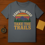 LEAVE THE ROAD TAKE THE TRAILS Graphic Adventure product type
Adventure
Hiking
Outdoors
Nature
Mountains
Forest
Camping
Travel
Explore
Retro Design
Vintage Style
Sunset Sunrise
Graphic Print
Road Trip
Wanderlust
Trail Life
Outdoor Enthusiast
Nature Lover
Unique Design
Gift Idea
