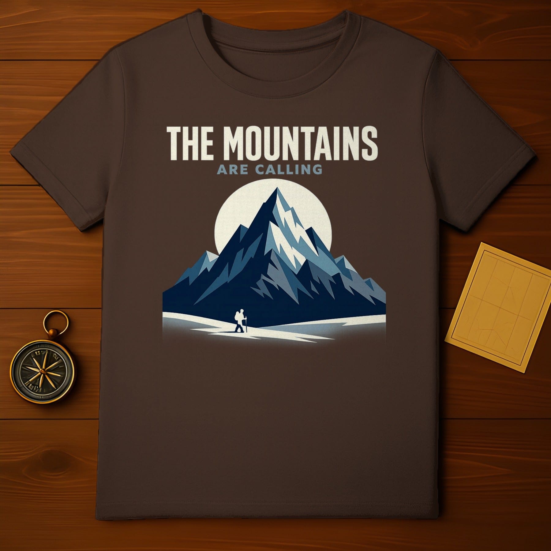 THE MOUNTAINS ARE CALLING Outdoor Adventure product type
Mountain
Hiking
Adventure
Outdoor
Nature
Explorer
Travel
Landscape
Summit
Peak
Camper
Wanderlust
Wilderness
Graphic
Brown
The Mountains Are Calling
Hiker Silhouette
Scenic
Retro Design
Outdoorsy