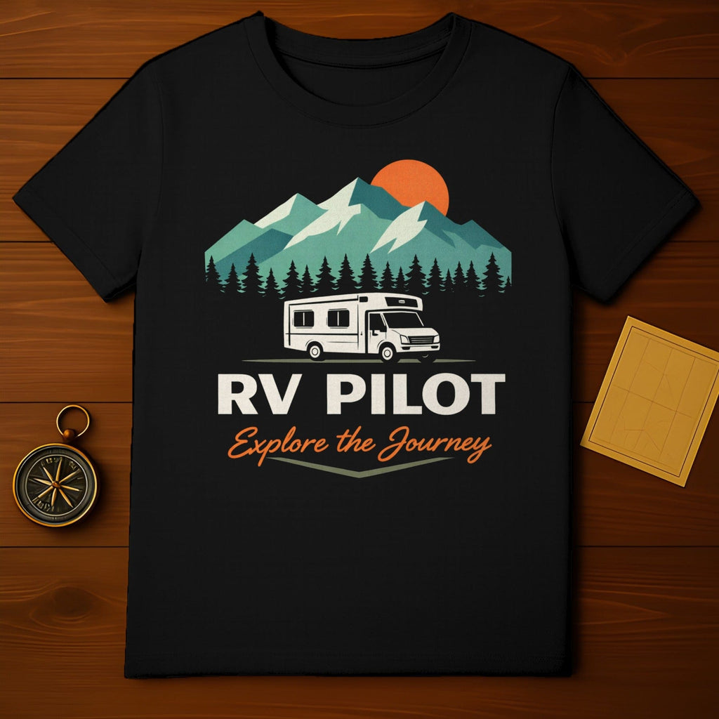 RV Pilot Explore the Journey Scenic T-Shirt