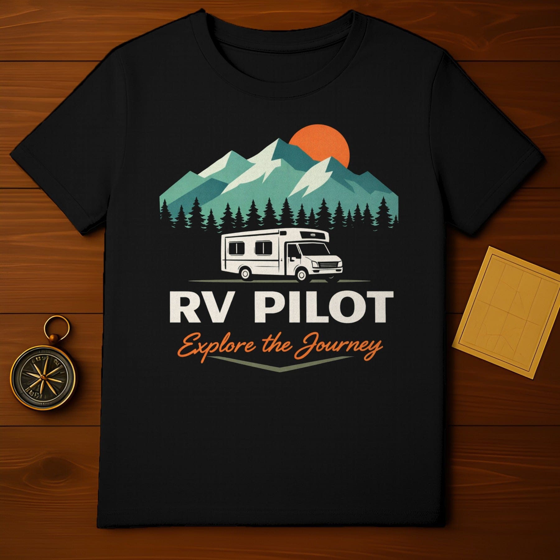 RV Pilot Explore the Journey Scenic T-Shirt