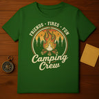 Friends Fires Fun Camping Crew T-shirt