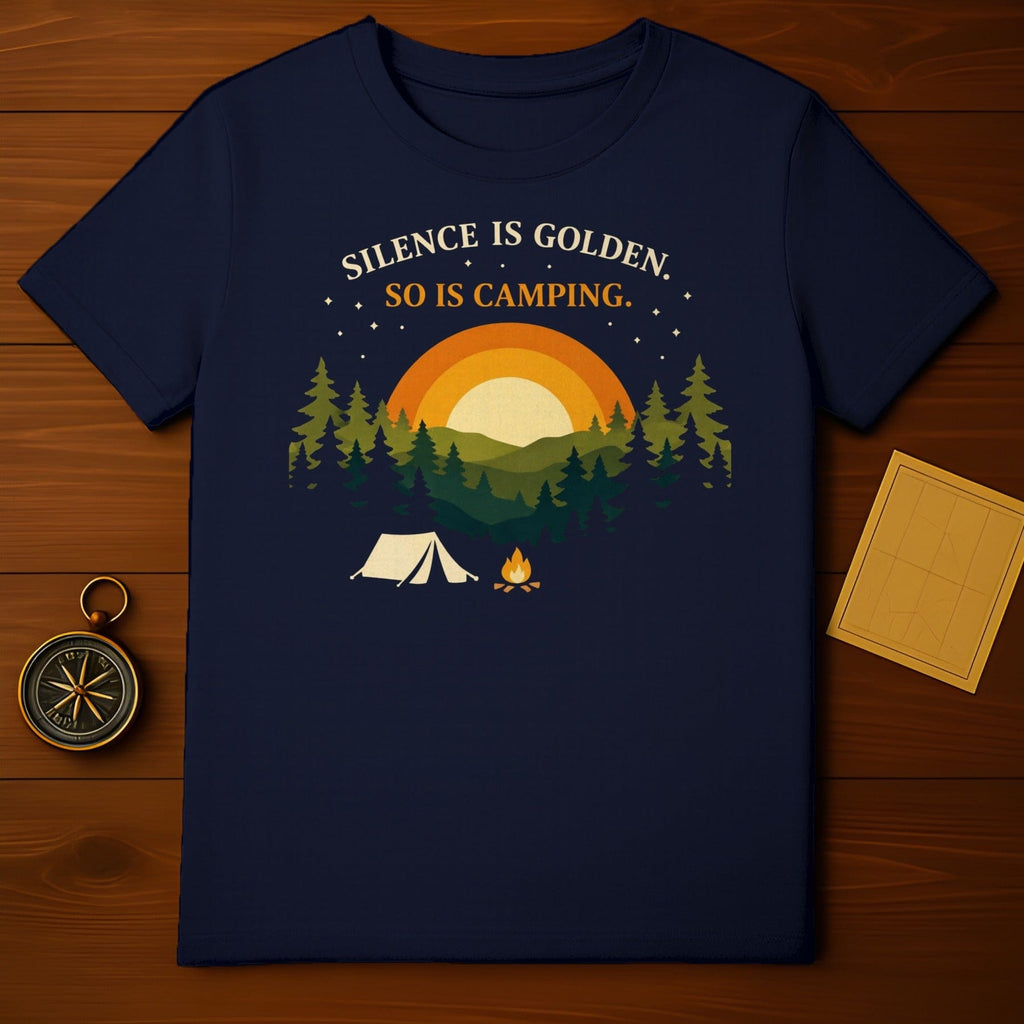 Silence IS Golden SO IS Camping Nature Scene product type