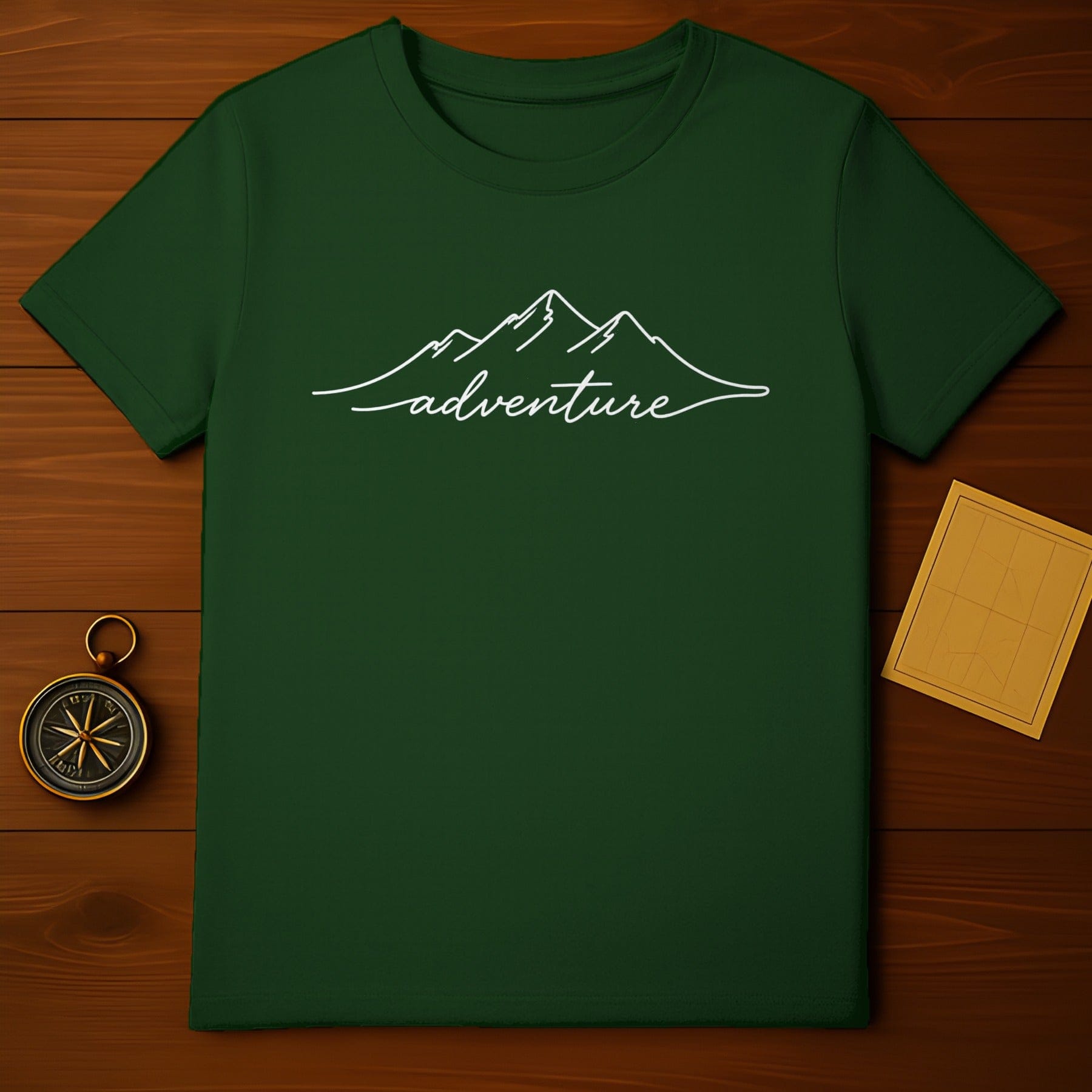 Adventure Mountain Graphic Print T-shirt