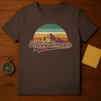 Happy Camper Retro Mountains Graphic T-Shirt