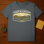 Touch Grass Nature Theme Tee Graphic Print Shirt