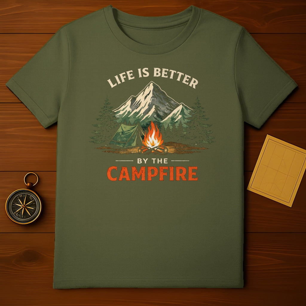 Life Is Better By The Campfire Graphic T-Shirt