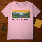 Mont Blanc Mountain Landscape Graphic T Shirt product type