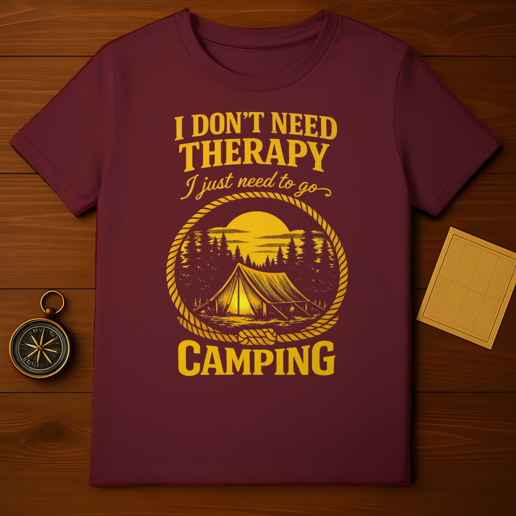 I Don't Need Therapy I Just Need to Go Camping Shirt