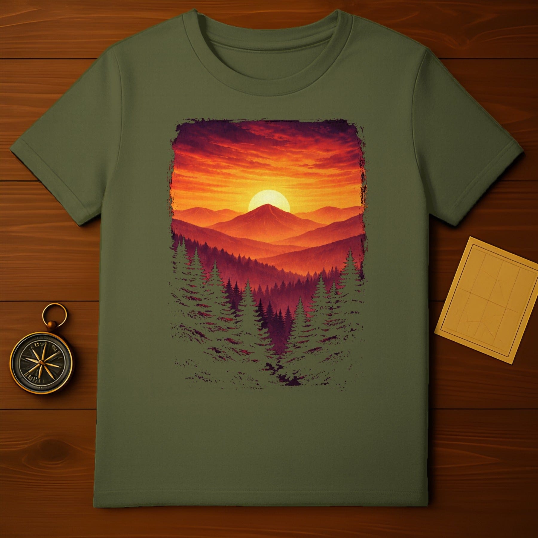 Vibrant Mountain Sunset Forest Landscape Outdoor product
Sunset
Mountain
Forest
Landscape
Nature
Outdoor
Adventure
Wilderness
Trees
Pine
Horizon
Sun
Gradient
Vibrant
Scenic
Dusk
Dawn
Camping
Hiking
Travel