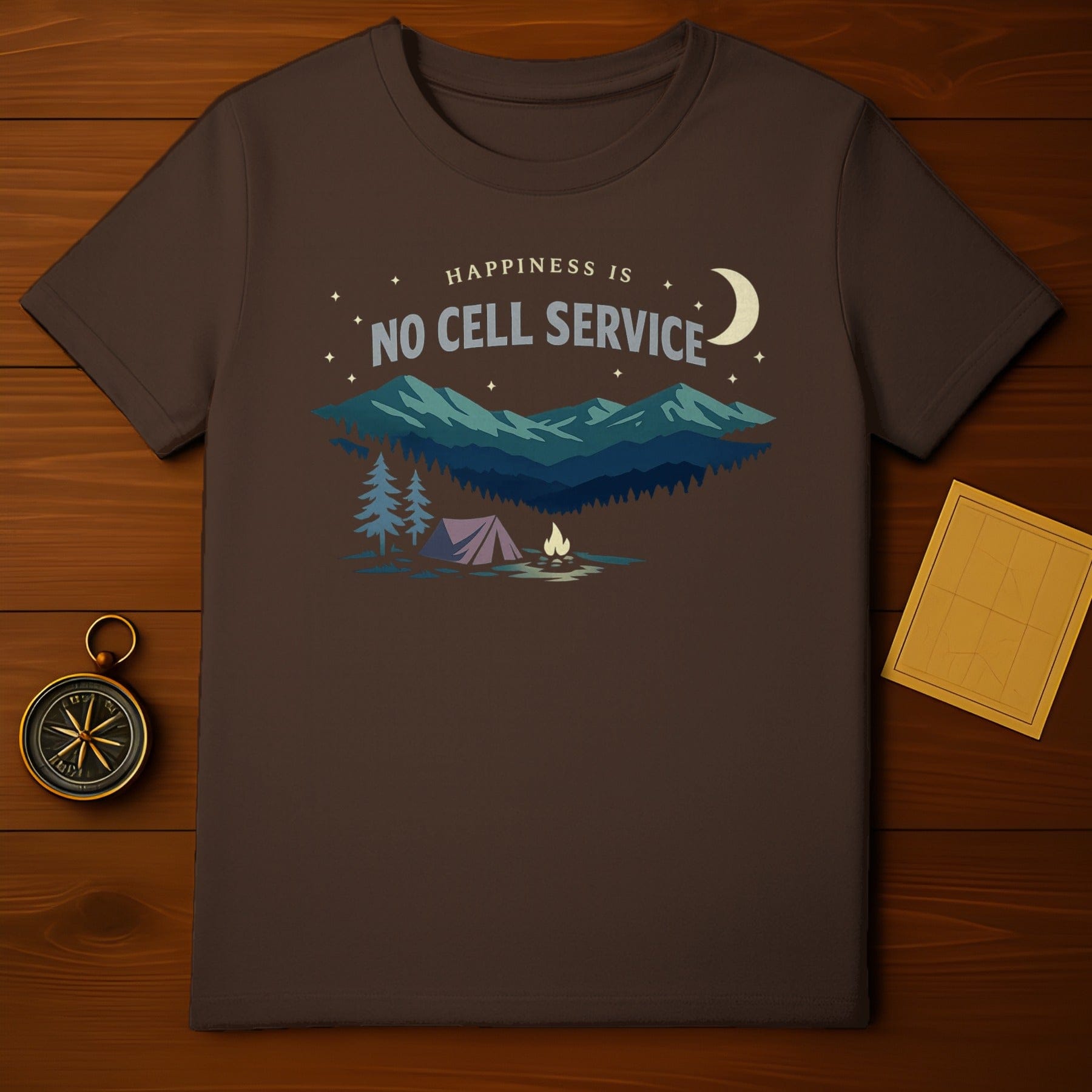 HAPPINESS IS NO CELL SERVICE product type
NoCellService
Camping
Outdoors
Nature
Wilderness
Mountains
Forest
Campfire
Tent
Moon
Stars
Adventure
DigitalDetox
Escape
Unplug
NightSky
Explore
Serenity
Wanderlust
Happiness