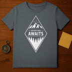 Adventure Awaits Mountain Forest Birds Graphic product type
Adventure Awaits
Mountain Design
Forest Trees
Outdoor Theme
Nature Graphic
Hiking Apparel
Camping Gear
Travel Shirt
Exploration Style
Rustic Look
Diamond Shape
Birds Graphic
Scenic View
Wilderness Print
Grey Tee
White Design
Graphic Tee
Adventure Lover
Nature Inspired
Explore Life