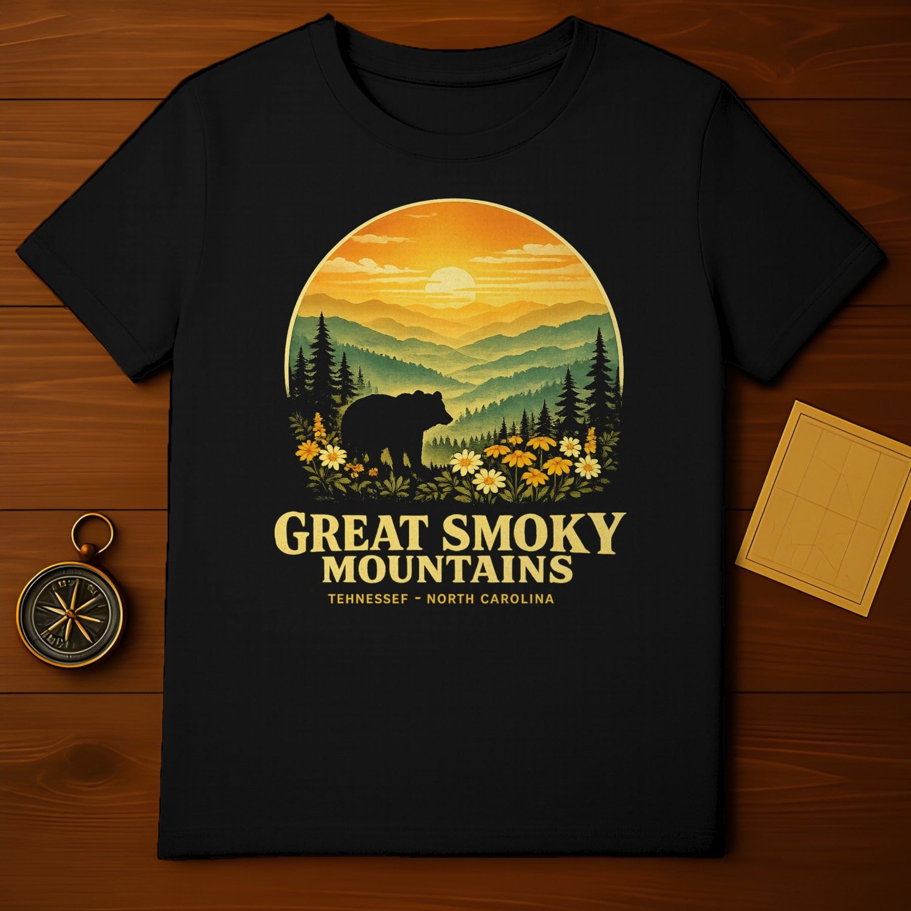 Great Smoky Mountains Tennessee North Carolina T-Shirt