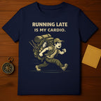 Running Late Is My Cardio Hiking Graphic T-Shirt