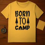 Born to Camp Graphic T-Shirt Camping Apparel