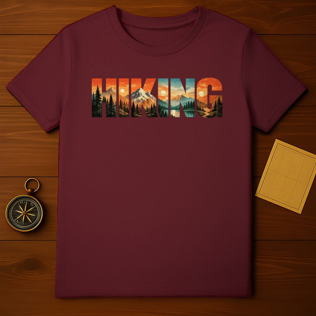 Hiking Mountains and Trees Graphic T-Shirt