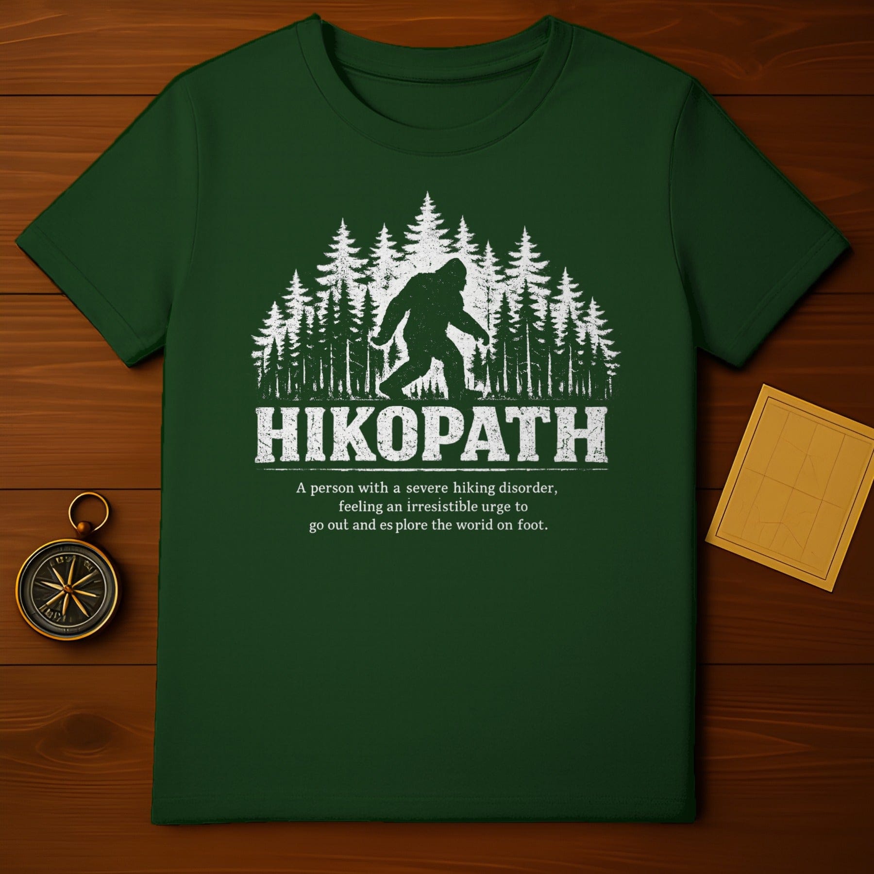 HIKOPATH A person with a severe hiking disorder product type
Hikopath
Bigfoot
Sasquatch
Forest
Pine Trees
Outdoors
Nature Lover
Adventure
Wilderness
Hiking Tee
Explore
Mountain
Camping
Unique Design
Graphic Tee
Outdoor Lover
Funny Hiking
Cryptid
Legend
Wanderlust