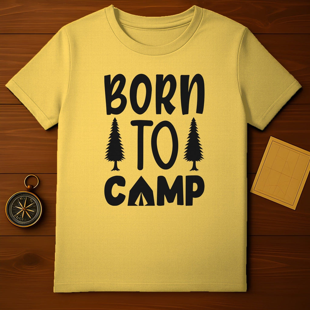 Born To Camp Graphic Tee Great Camping Apparel
