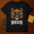Cool Deer Bruh Hunting Graphic T-Shirt for Outdoors
