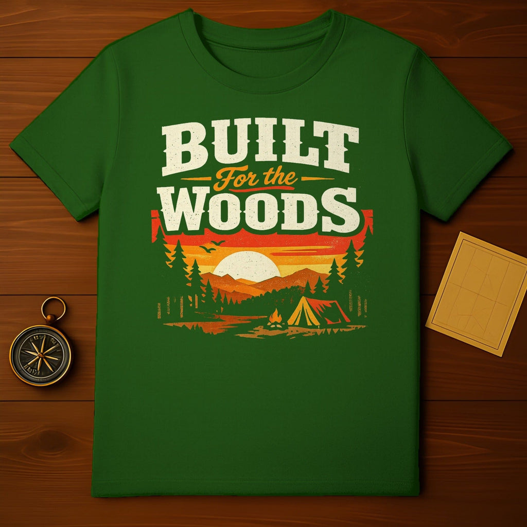 Built For The Woods Graphic Camping Unisex T-Shirt