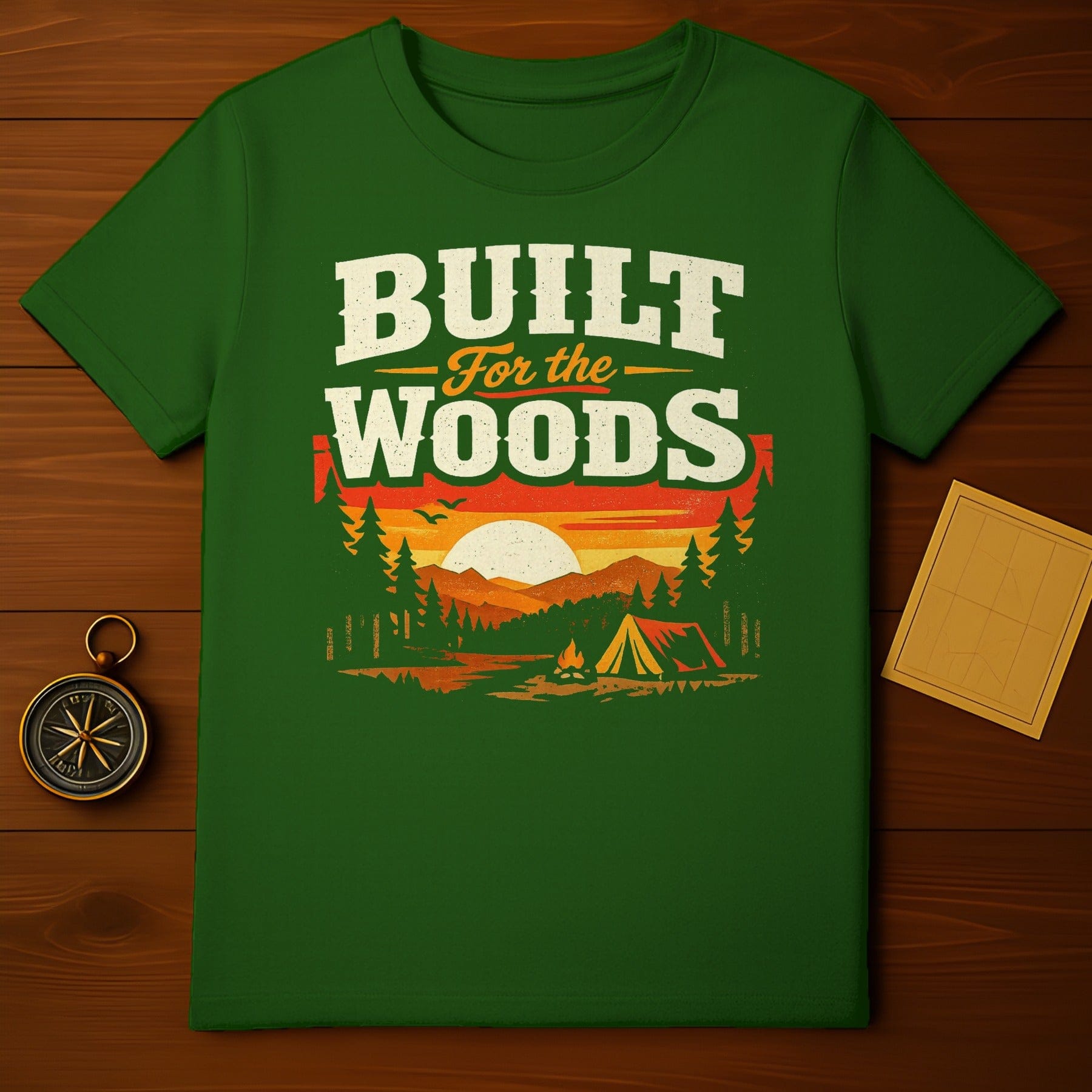 Built For The Woods Graphic Camping Unisex T-Shirt