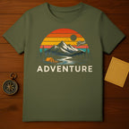 Seek Adventure Scenic Mountain Camping T-shirt
