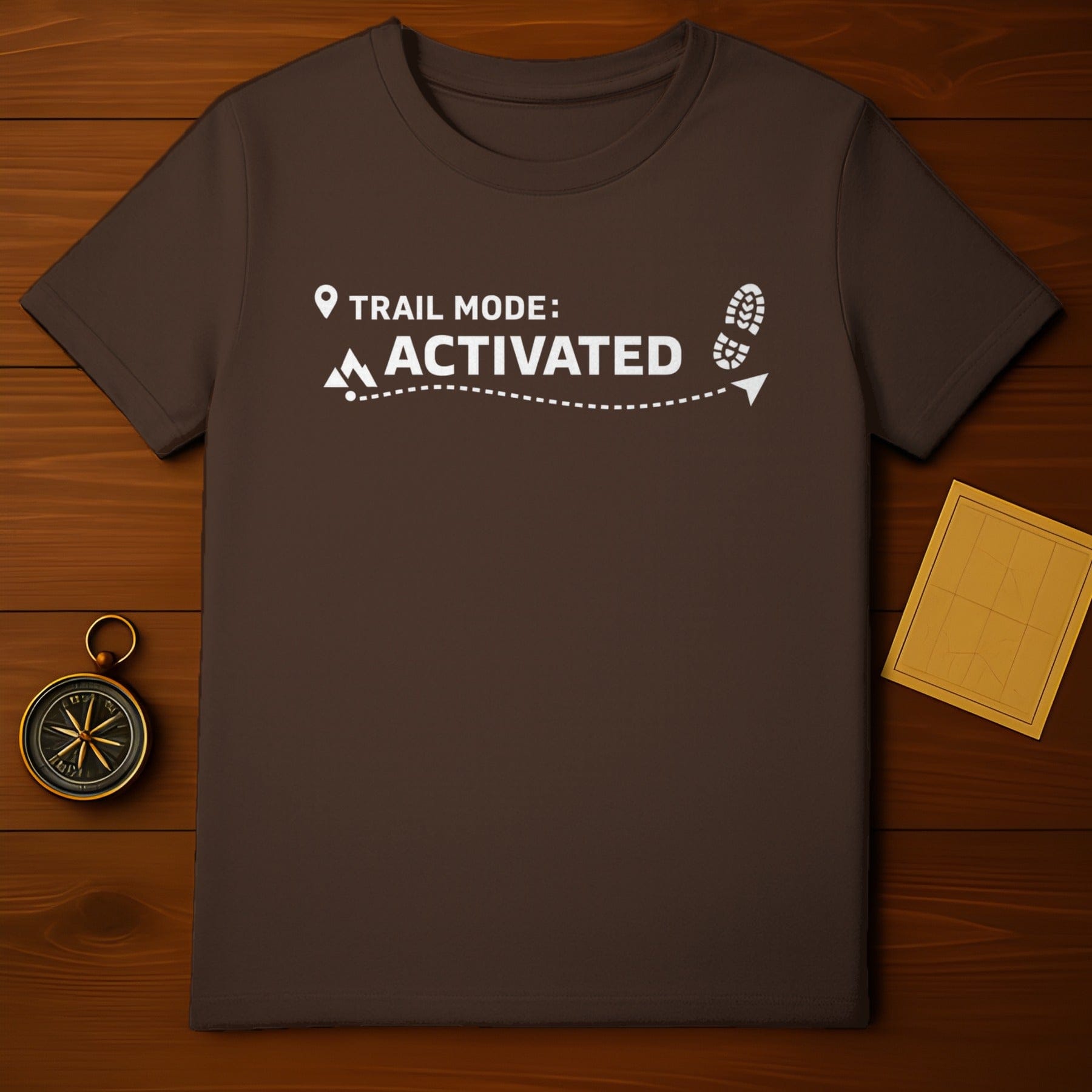 Trail Mode Activated Graphic Tee for Outdoor Enthusiasts