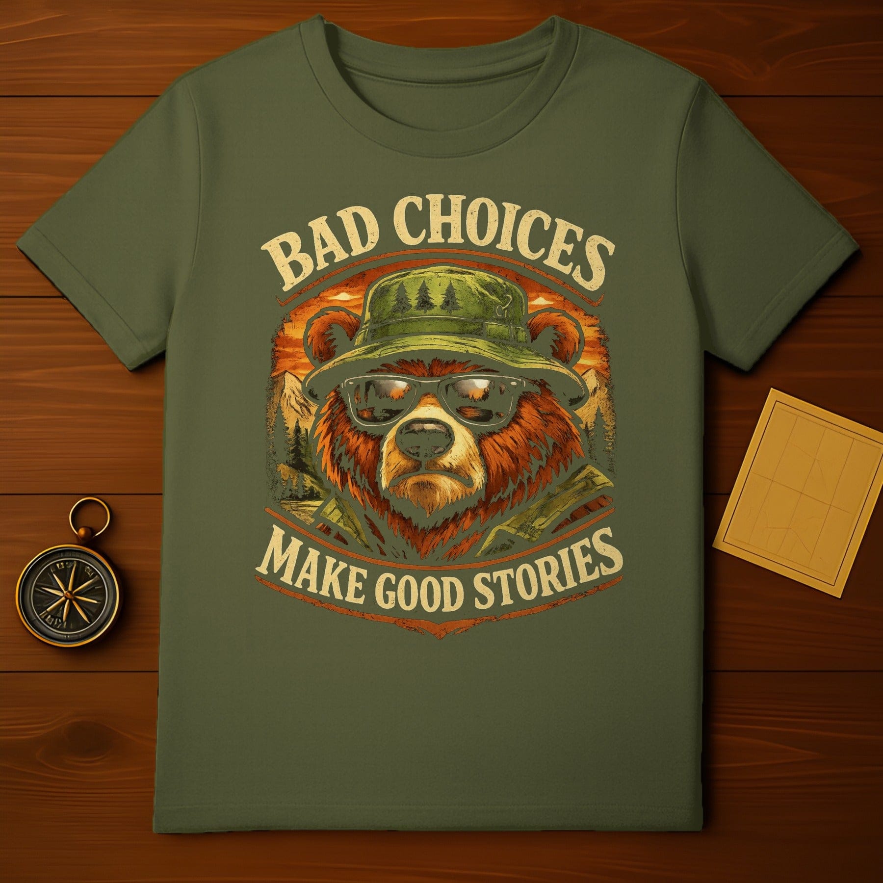 Bad Choices Make Good Stories Bear T-Shirt