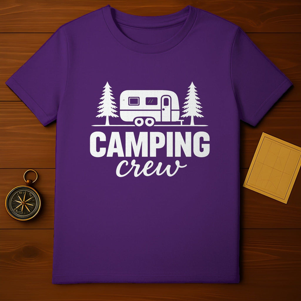 Camping Crew Graphic Tee Perfect for Outdoor Activities
