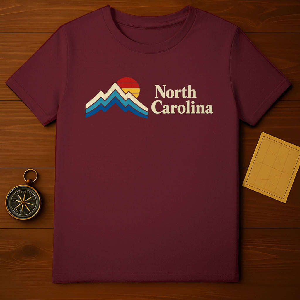 Retro North Carolina Adventure Graphic T-Shirt
