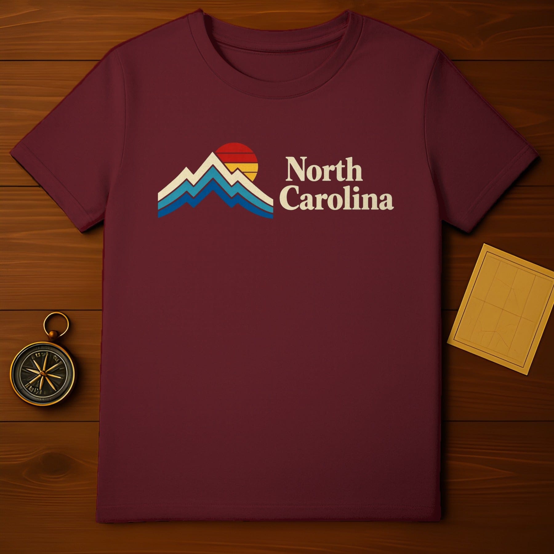 Retro North Carolina Adventure Graphic T-Shirt