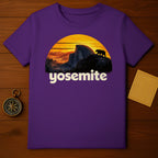 Yosemite Mountain Sunset Bear T-shirt product type