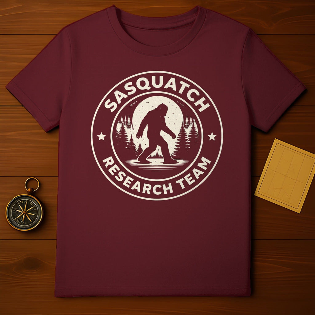 Bigfoot Sasquatch Research Team Forest Moon Graphic product type