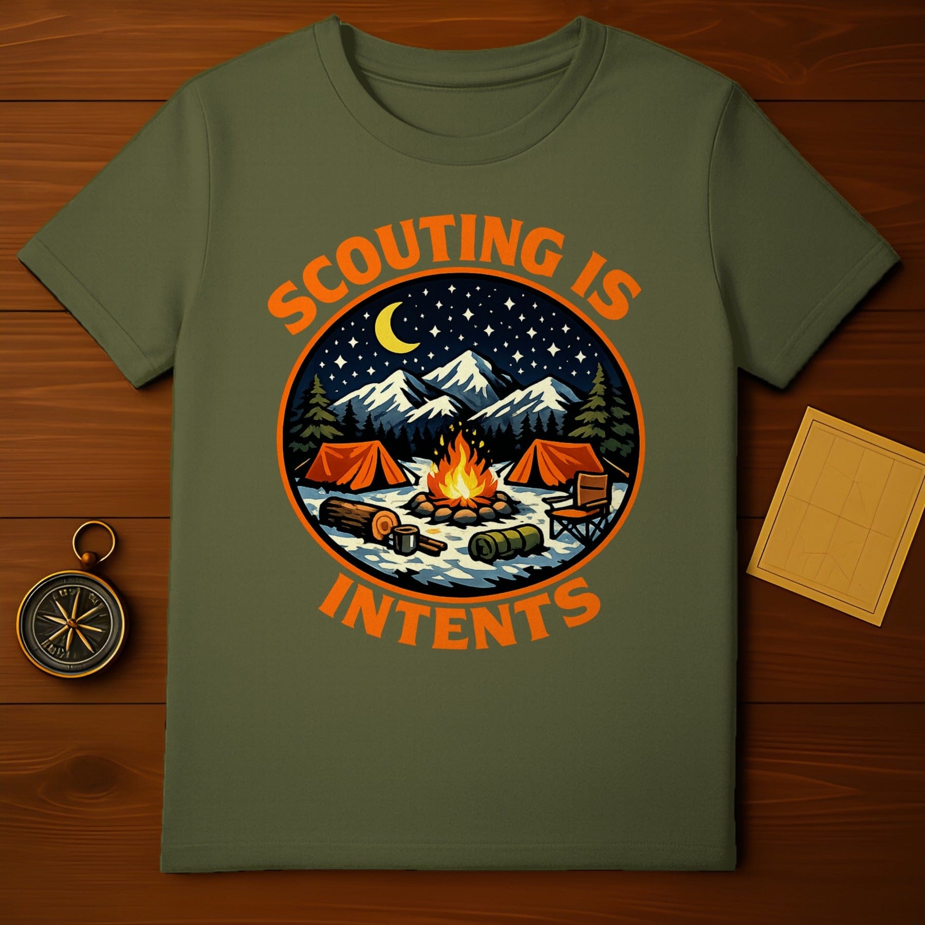Scouting Is Intents Outdoor Adventure Campfire Shirt