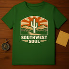 SOUTHWEST SOUL Cactus Mountains Sunburst Desert t-shirt product type
Southwest Soul
Cactus
Desert
Mountains
Sunburst
Nature Lover
Landscape Art
Adventure
Outdoor Life
Travel Vibes
Arizona Style
Western Desert
Retro Design
Graphic T-shirt
Green Tee
Saguaro
Hiking Gear
Explore West
Unique Gift
Vintage Look