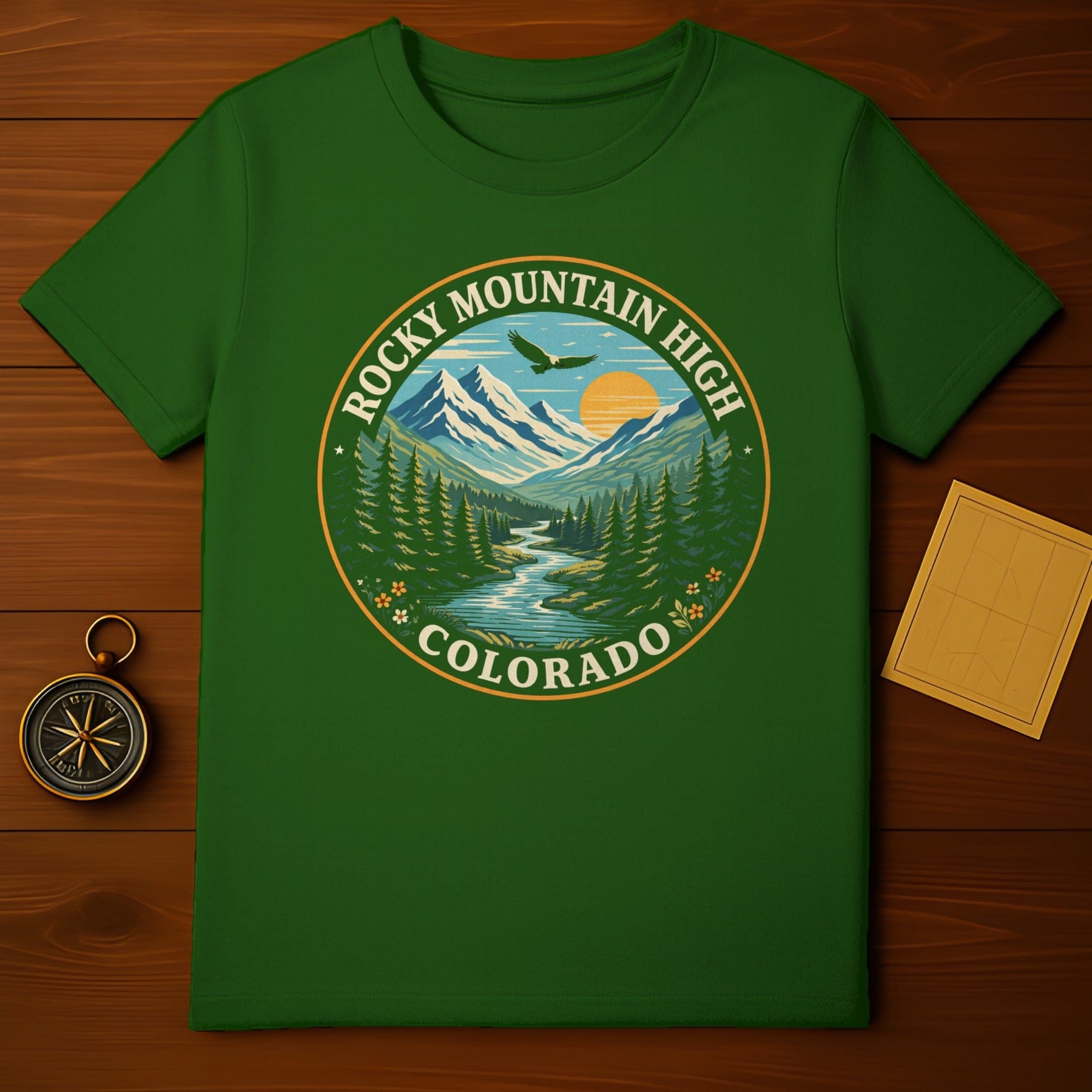 Rocky Mountain High Colorado Nature River Valley Eagle product type
