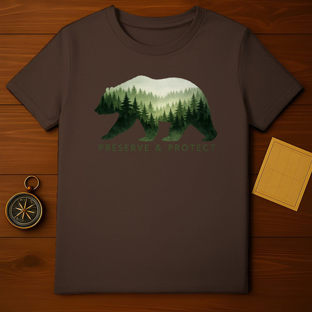 Preserve and Protect Bear Forest Graphic Tee