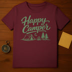 Happy Camper Graphic Design Camping Shirt Product