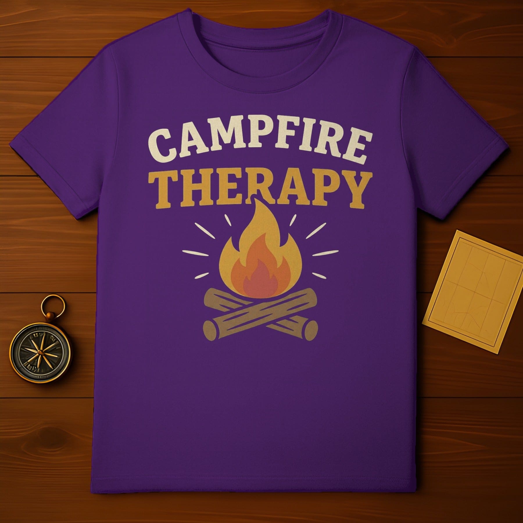 Campfire Therapy Purple TShirt Outdoor Recreation product type
Campfire, Therapy, Camping, Outdoor, Bonfire, Nature Lover, Adventure, Relaxation, Camp Life, Forest, Wilderness, Outdoorsy, Graphic Print, Unique Design, Purple Tee, Fun Apparel, Happy Camper, Camp Vibes, Fireside, Outdoors Fan