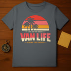 Van Life Living The Dream Sunset Palm Trees product type