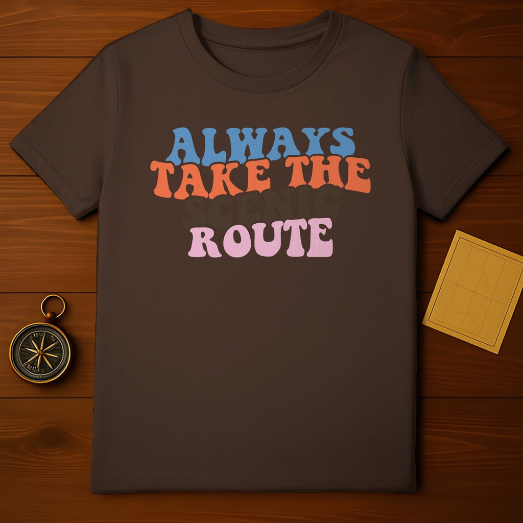Always Take the Scenic Route Graphic T-Shirt